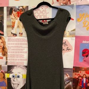 Grey Mini Dress from Brandy Melville